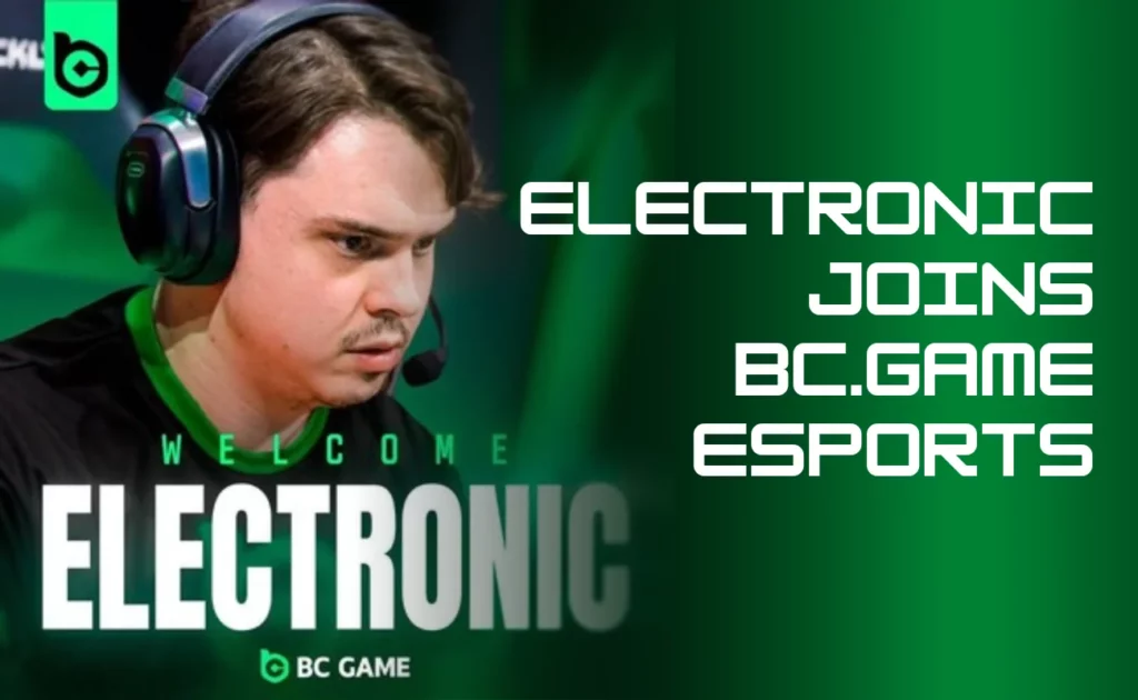 Denis ‘electroNic’ Sharipov has officially partnered with BC.Game Esports.