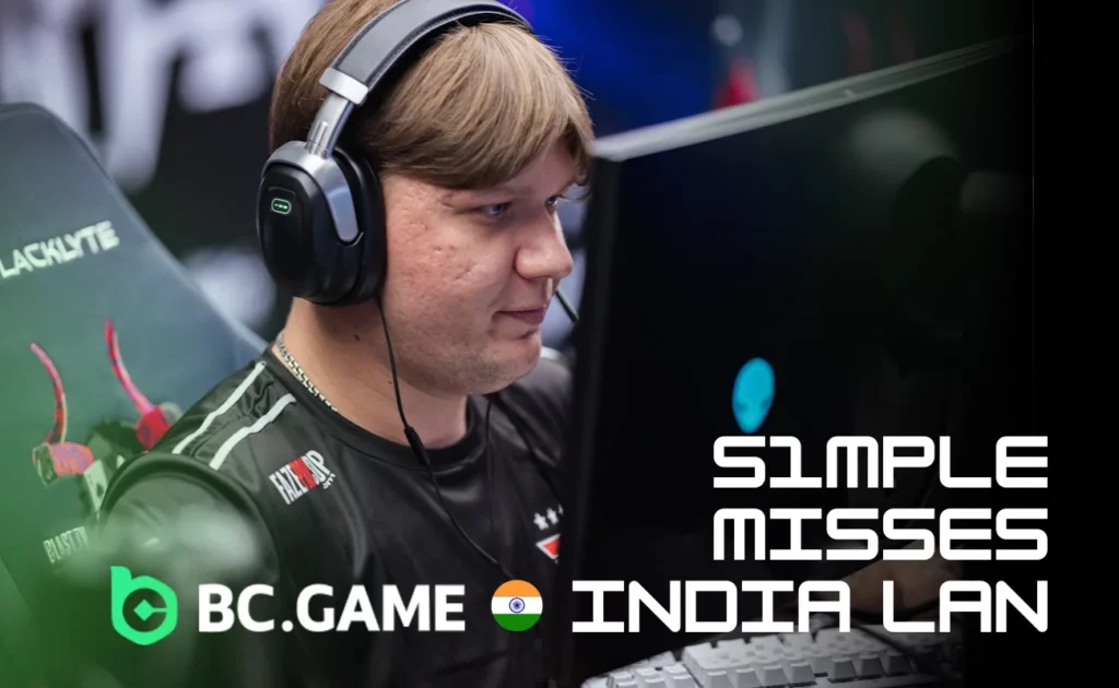 Qualifier defeat leaves s1mple sidelined for the India LAN